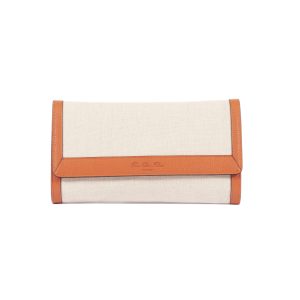 Rue Des Fleurs Sacs 12 Pochette Arancio Lino