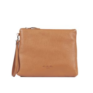 Rue Des Fleurs Weekend La Trousse Busta Vitello Cognac