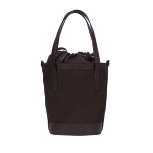 Le Petit Sac 106 black nubuck calfskin leather